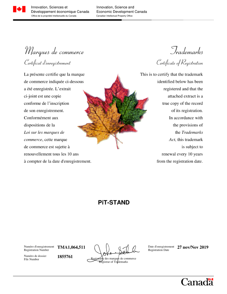 CIPO - OPIC Registry